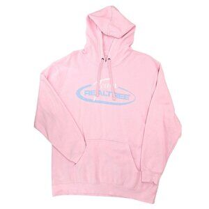 Team Realtree Pink Hoodie Women Medium Pullover Kangaroo Pocket Drawstring Hood